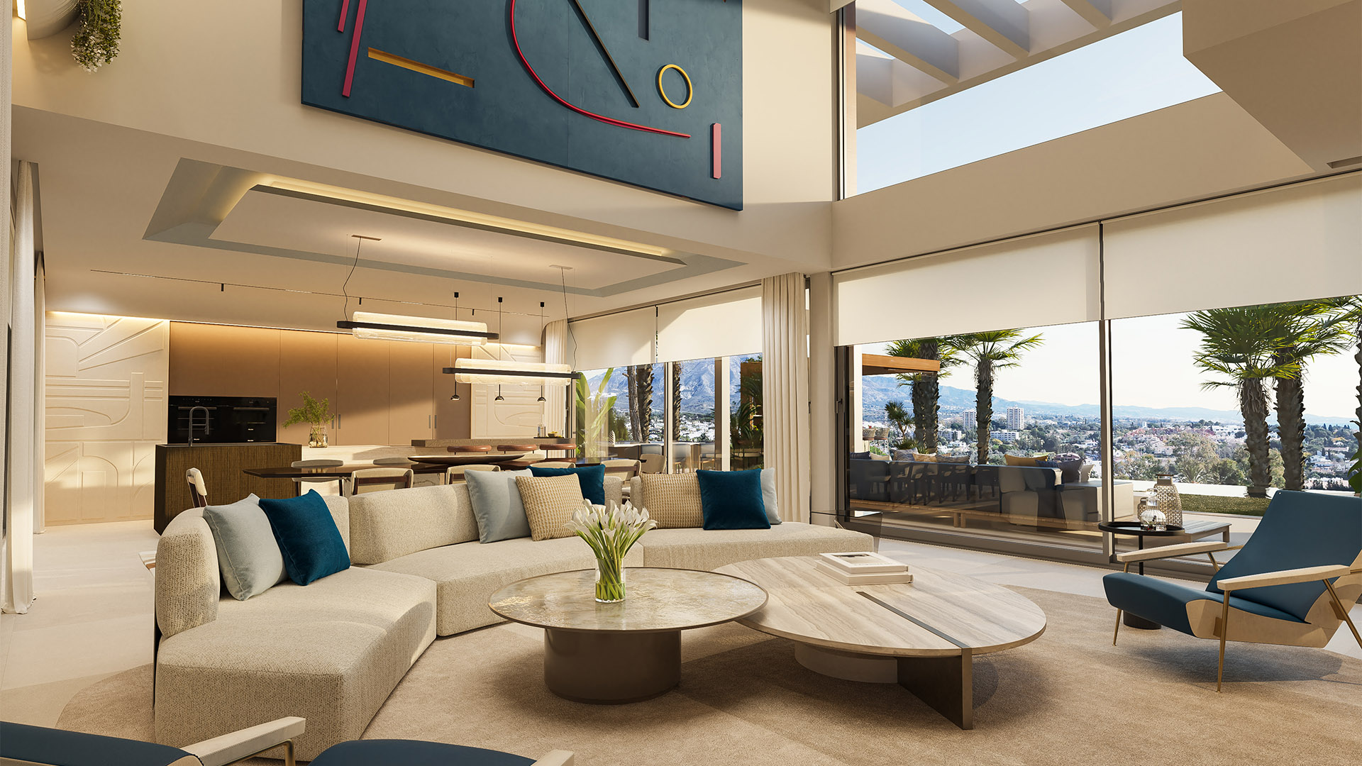 The Avenue C Living Area